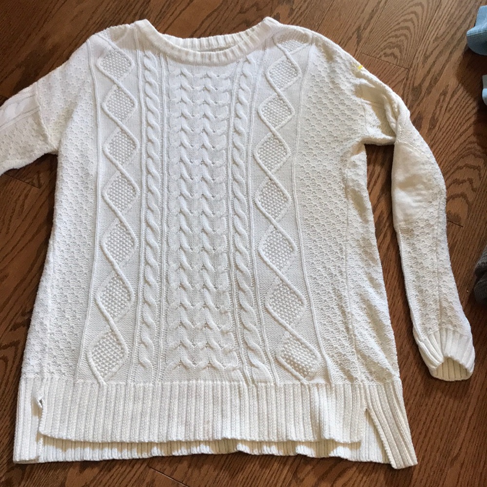BDG Cream Long Sweater